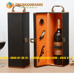 Hộp đựng rượu vang bằng gỗ giá rẻ cao cấp Hải Phòng