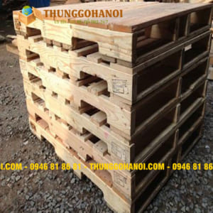 Pallet gỗ đố 1 mặt 4 chiều nâng