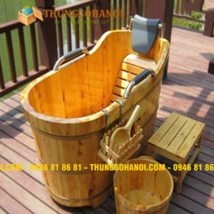 【Bồn Tắm Gỗ Giá Rẻ HÀ NỘI】 | Tính Thẩm Mỹ Cao Giữ Nhiệt Tốt‎