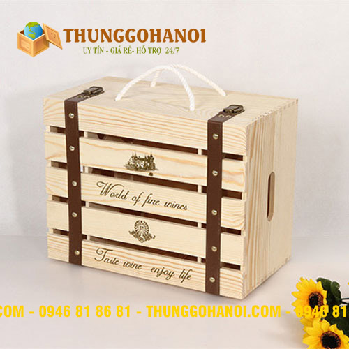 Điểm bán và sản xuất Hộp gỗ rượu giá rẻ cao cấp tại Hà Nội