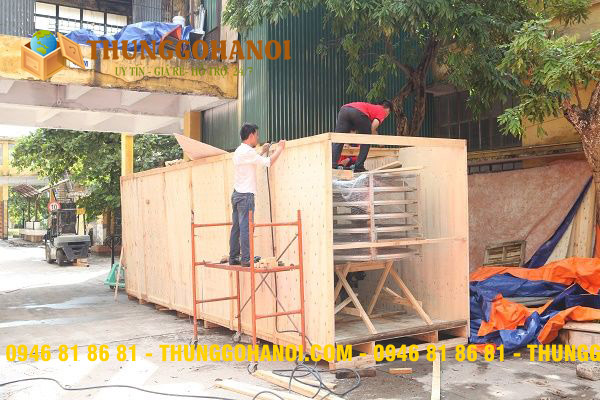 Dịch vụ đóng thùng gỗ giá rẻ chuyển hàng giá rẻ tại Hà Nội