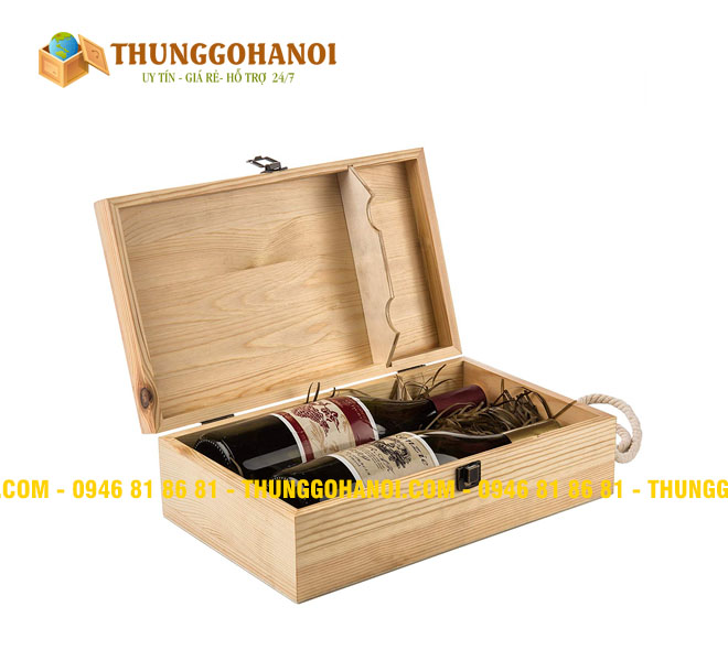 Cung cấp Hộp Gỗ Đựng Rượu tại Hà Nội theo Yêu Cầu giá rẻ - Uy Tín