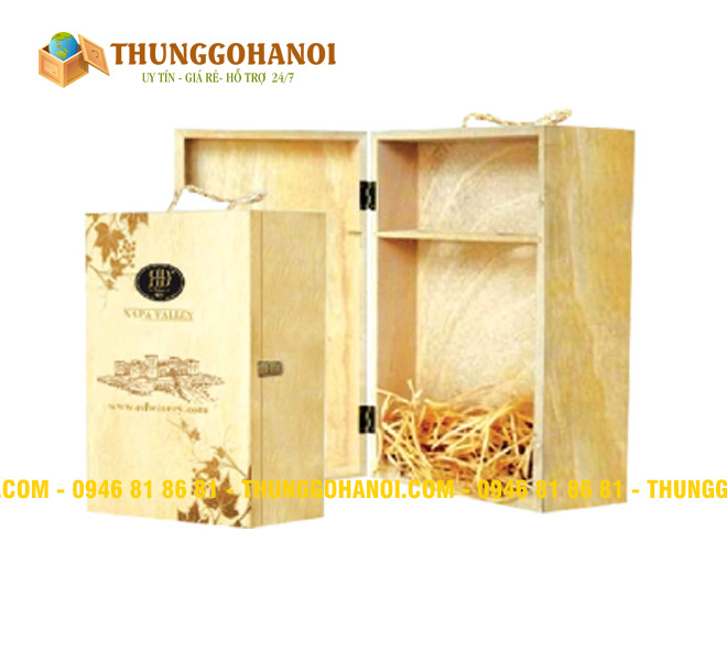 Sản Xuất Hộp Gỗ Đựng Rượu theo Yêu Cầu giá rẻ tại Bà Rịa - Vũng Tàu