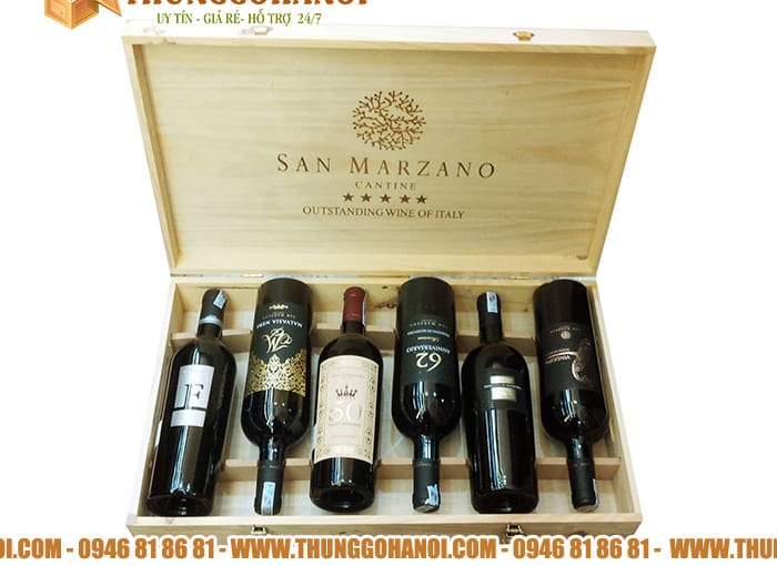 Điểm bán và sản xuất Hộp đựng rượu gỗ vang cao cấp tại HCM