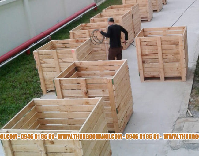 Thanh lý thùng gỗ pallet | Bán thùng gỗ Pallet giá rẻ | Giao hàng toàn quốc‎
