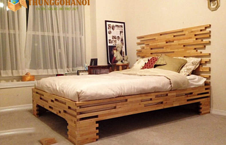 Báo Giá giường gỗ pallet giá thanh lý rẻ nhất Hà Nội