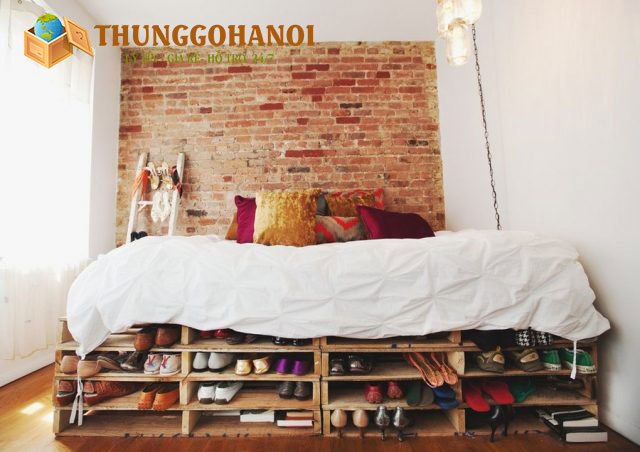 Báo Giá giường gỗ pallet giá thanh lý rẻ nhất Hà Nội