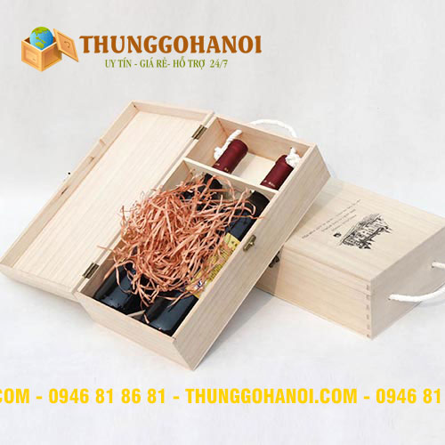 Điểm bán và sản xuất Hộp gỗ đựng rượu cao cấp tại Bắc Ninh