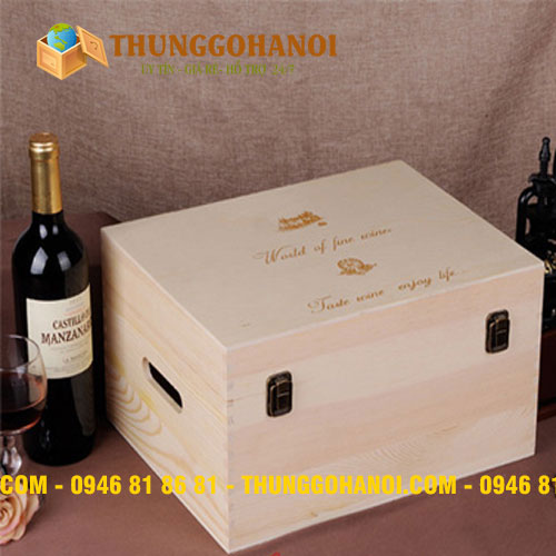 Hộp gỗ đựng rượu Đẹp – Uy tín tại Hà Nội & TP HCM