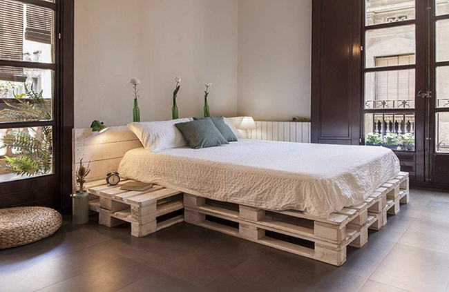 Giường pallet gỗ ở TPHCM và Hà Nội